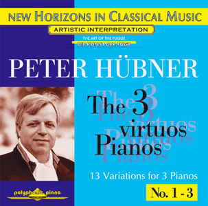 Peter H&uuml;bner - Solo Concerts - The 3 Virtuos Pianos - Var. 1  3