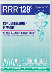 Peter Hübner - Medical Resonance Therapy Music® - Concentration / Memory - RRR 128