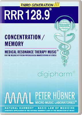 Peter Hübner - Medical Resonance Therapy Music<sup>®</sup> - RRR 128 Concentration / Memory No. 9