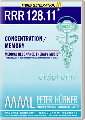 Peter Hübner - Medical Resonance Therapy Music<sup>®</sup> - RRR 128 Concentration / Memory No. 11