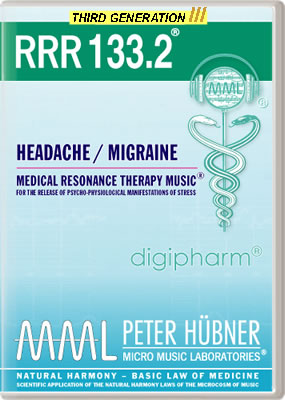 Peter Hübner - Medical Resonance Therapy Music<sup>®</sup> - RRR 133 Headache / Migraine No. 2