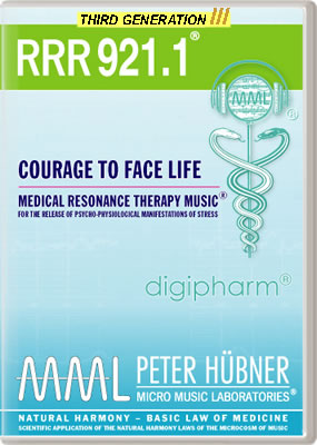 Peter Hübner - Medical Resonance Therapy Music<sup>®</sup> - RRR 921 Courage to Face Life No. 1
