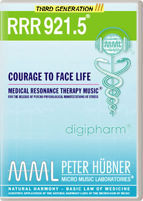 Peter Hübner - Medical Resonance Therapy Music<sup>®</sup> - RRR 921 Courage to Face Life No. 5
