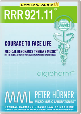 Peter Hübner - Medical Resonance Therapy Music<sup>®</sup> - RRR 921 Courage to Face Life No. 11