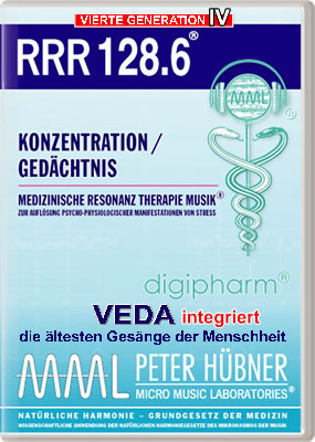 Peter Hübner - Medizinische Resonanz Therapie Musik<sup>®</sup> - RRR 128 Konzentration / Gedächtnis • Nr. 6