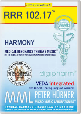Peter Hübner - Medical Resonance Therapy Music<sup>®</sup> - HARMONY<br>RRR 102 • No. 17