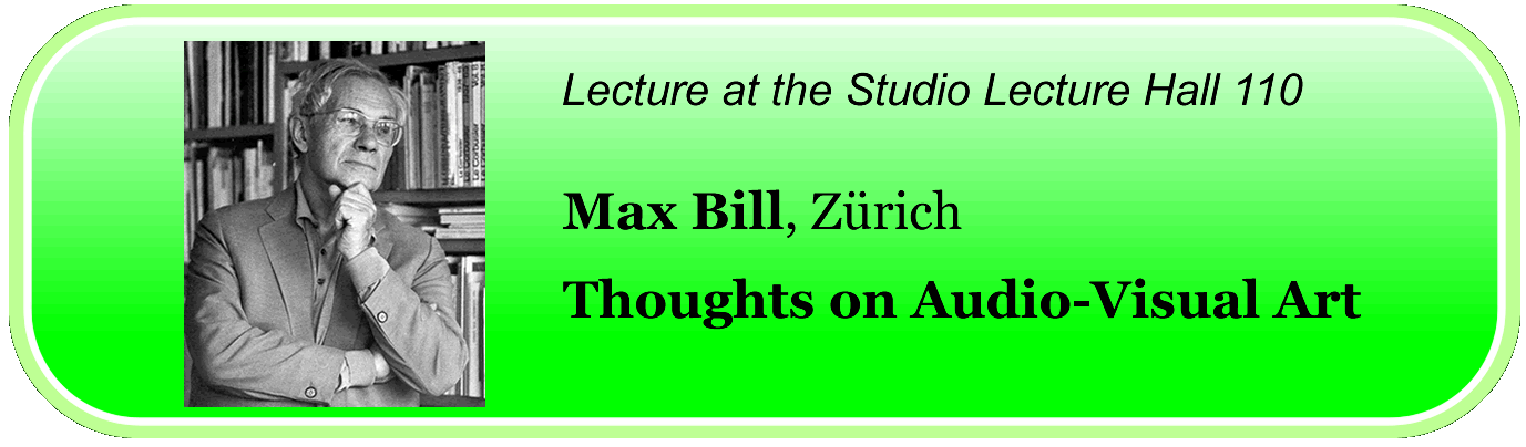 Max Bill Zürich Schweiz