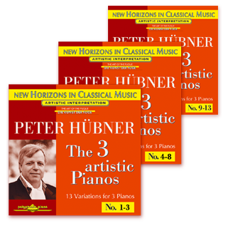 Peter Hübner - The 3 Artistic Pianos