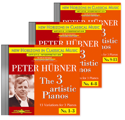 Peter Hübner - The 3 Artistic Pianos