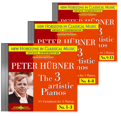 Peter Hübner - The 3 Artistic Pianos