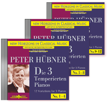 Peter Hübner - The 3 Temp. Pianos