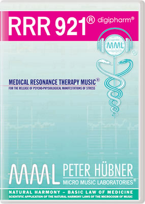 Peter Hübner - Medical Resonance Therapy Music<sup>®</sup> - RRR 921