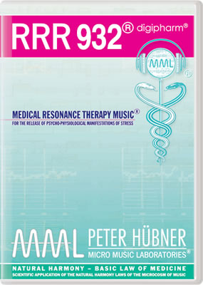 Peter Hübner - Medizinische Resonanz Therapie Musik<sup>®</sup> - RRR 932
