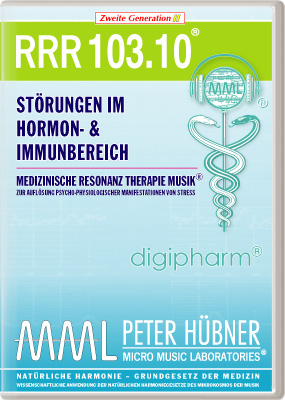 Peter Hübner - Medizinische Resonanz Therapie Musik<sup>®</sup> - RRR 103 Störungen im Hormon- & Immunsystem Nr. 10