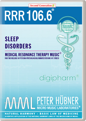 Peter Hübner - Medical Resonance Therapy Music<sup>®</sup> - RRR 106 Sleep Disorders No. 6