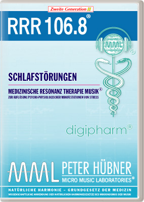 Peter Hübner - Medizinische Resonanz Therapie Musik<sup>®</sup> - RRR 106 Schlafstörungen Nr. 8
