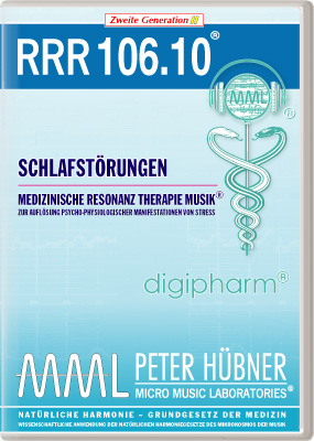 Peter Hübner - Medizinische Resonanz Therapie Musik<sup>®</sup> - RRR 106 Schlafstörungen Nr. 10