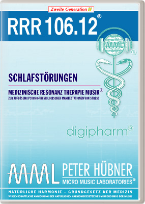Peter Hübner - Medizinische Resonanz Therapie Musik<sup>®</sup> - RRR 106 Schlafstörungen Nr. 12