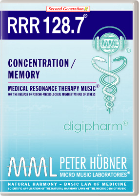 Peter Hübner - Medical Resonance Therapy Music<sup>®</sup> - RRR 128 Concentration / Memory No. 7