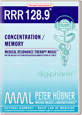 Peter Hübner - Medical Resonance Therapy Music<sup>®</sup> - RRR 128 Concentration / Memory No. 9