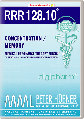 Peter Hübner - Medical Resonance Therapy Music<sup>®</sup> - RRR 128 Concentration / Memory No. 10