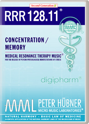 Peter Hübner - Medical Resonance Therapy Music<sup>®</sup> - RRR 128 Concentration / Memory No. 11