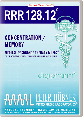 Peter Hübner - Medical Resonance Therapy Music<sup>®</sup> - RRR 128 Concentration / Memory No. 12