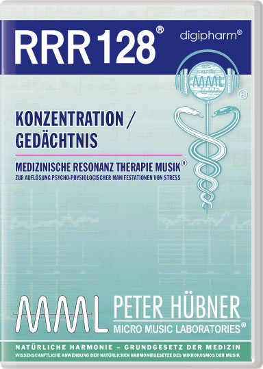 Peter Hübner - Medizinische Resonanz Therapie Musik<sup>®</sup> - RRR 128 KONZENTRATION / GEDÄCHTNIS