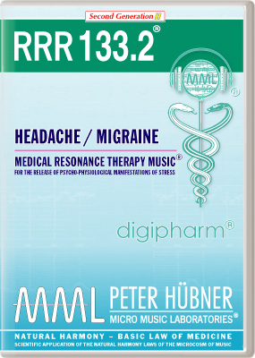 Peter Hübner - Medical Resonance Therapy Music<sup>®</sup> - RRR 133 Headache / Migraine No. 2