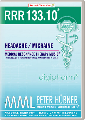 Peter Hübner - Medical Resonance Therapy Music<sup>®</sup> - RRR 133 Headache / Migraine • No. 10