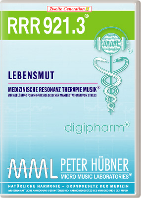 Peter Hübner - Medizinische Resonanz Therapie Musik<sup>®</sup> - RRR 921 Lebensmut • Nr. 3