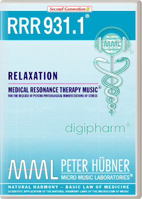 Peter Hübner - Medical Resonance Therapy Music<sup>®</sup> - RRR 931 Relaxation • No. 1