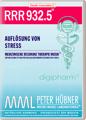 Peter Hübner - Medizinische Resonanz Therapie Musik<sup>®</sup> - RRR 932 Auflösung von Stress • Nr. 5