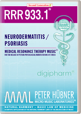 Peter Hübner - Medical Resonance Therapy Music<sup>®</sup> - RRR 933 Neurodermatitis / Psoriasis • No. 1