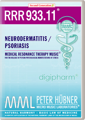 Peter Hübner - Medical Resonance Therapy Music<sup>®</sup> - RRR 933 Neurodermatitis / Psoriasis • No. 11