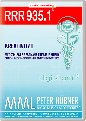 Peter Hübner - Medizinische Resonanz Therapie Musik<sup>®</sup> - RRR 935 Kreativität • Nr. 1