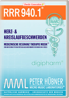 Peter Hübner - Medizinische Resonanz Therapie Musik<sup>®</sup> - RRR 940 Herz- und Kreislaufstörungen • Nr. 1