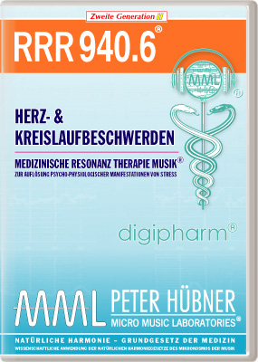 Peter Hübner - Medizinische Resonanz Therapie Musik<sup>®</sup> - RRR 940 Herz- und Kreislaufstörungen Nr. 6