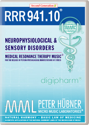 Peter Hübner - Medical Resonance Therapy Music<sup>®</sup> - RRR 941 Neurophysiological & Sensory Disorders No. 10