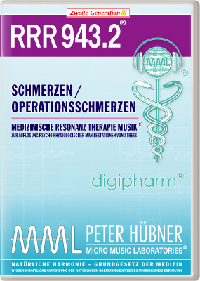 Peter Hübner - Medizinische Resonanz Therapie Musik<sup>®</sup> - RRR 943 Schmerzen / Operationsschmerzen Nr. 2