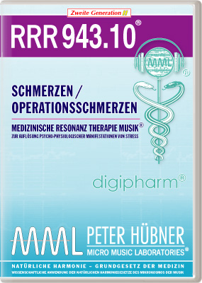 Peter Hübner - Medizinische Resonanz Therapie Musik<sup>®</sup> - RRR 943 Schmerzen / Operationsschmerzen Nr. 10