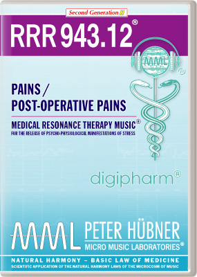 Peter Hübner - Medical Resonance Therapy Music<sup>®</sup> - RRR 943 Pains / Post-Operative Pains No. 12