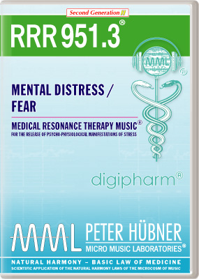 Peter Hübner - Medical Resonance Therapy Music<sup>®</sup> - RRR 951 Mental Distress / Fear No. 3