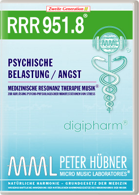 Peter Hübner - Medizinische Resonanz Therapie Musik<sup>®</sup> - RRR 951 Psychische Belastung / Angst Nr. 8