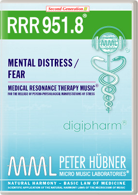 Peter Hübner - Medical Resonance Therapy Music<sup>®</sup> - RRR 951 Mental Distress / Fear No. 8