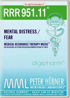 Peter Hübner - Medical Resonance Therapy Music<sup>®</sup> - RRR 951 Mental Distress / Fear No. 11