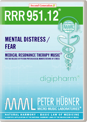 Peter Hübner - Medical Resonance Therapy Music<sup>®</sup> - RRR 951 Mental Distress / Fear No. 12