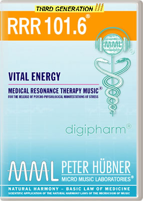 Peter Hübner - Medical Resonance Therapy Music<sup>®</sup> - RRR 101 Vital Energy No. 6