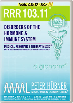 Peter Hübner - Medical Resonance Therapy Music<sup>®</sup> - RRR 103 Disorders of the Hormone & Immune System No. 11