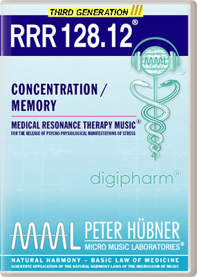 Peter Hübner - Medical Resonance Therapy Music<sup>®</sup> - RRR 128 Concentration / Memory No. 12